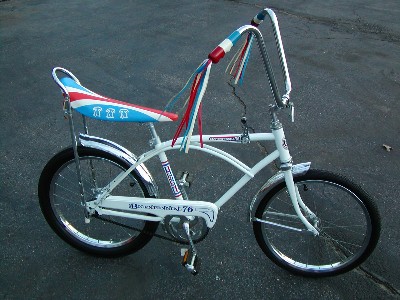 RED/WHITE/BLUE Made in USA Vintage Schwinn Bicycle Streamers 1976 Bicentennial 